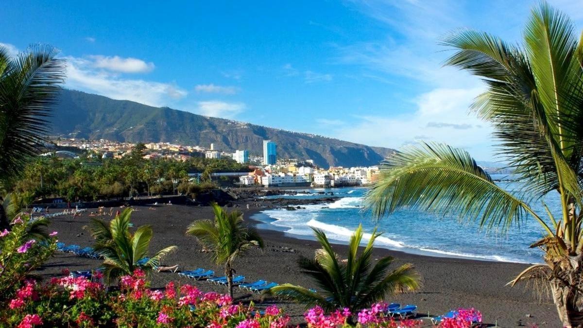 Lujoso Apartamento Completo, Piscina, Terraza Con Vistas Al Teide Puerto de la Cruz Kültér fotó